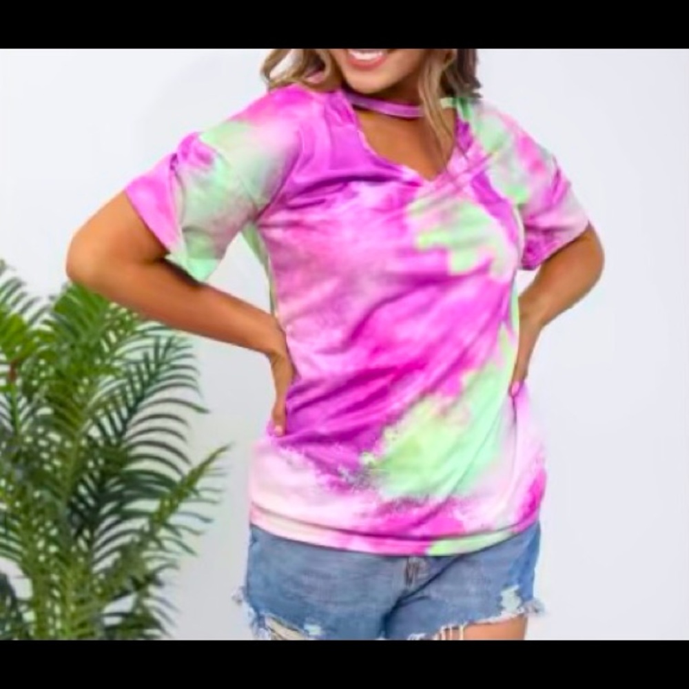 Cool Breeze Tie-Dye Top
